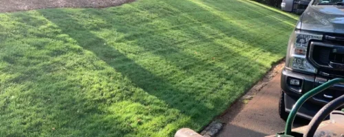 truck-next-to-healthy-lawn